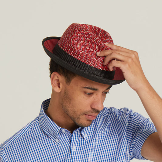 Dasmarca Enzo Multi Coloured Summer Trilby Packable Hat For Men