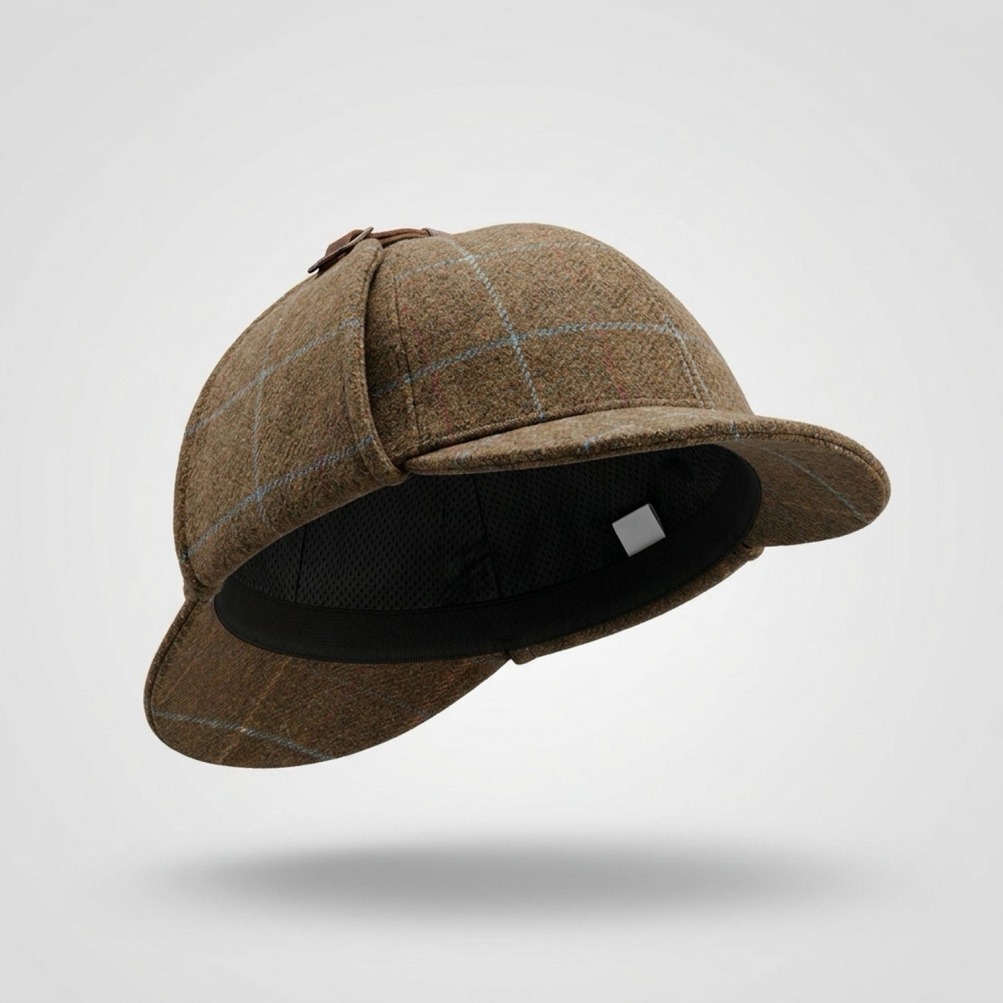 BLAKE Tweed wool Deerstalker, Made in Italy cap - Mustard