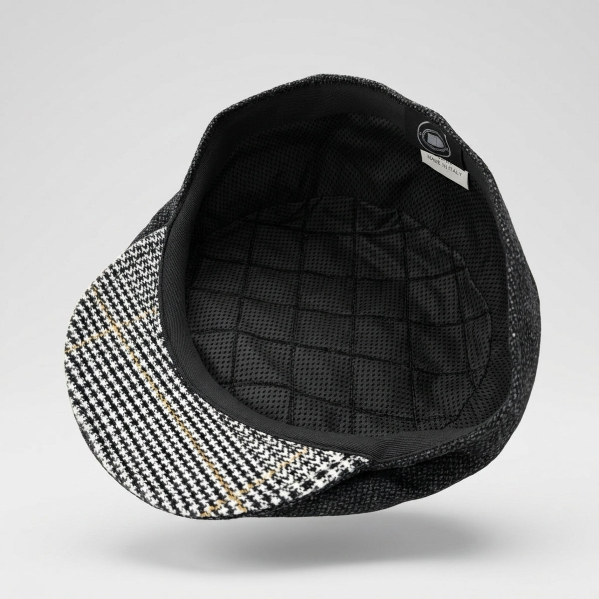 COOPER Italian Tweed Wool Flat Cap - Carbon