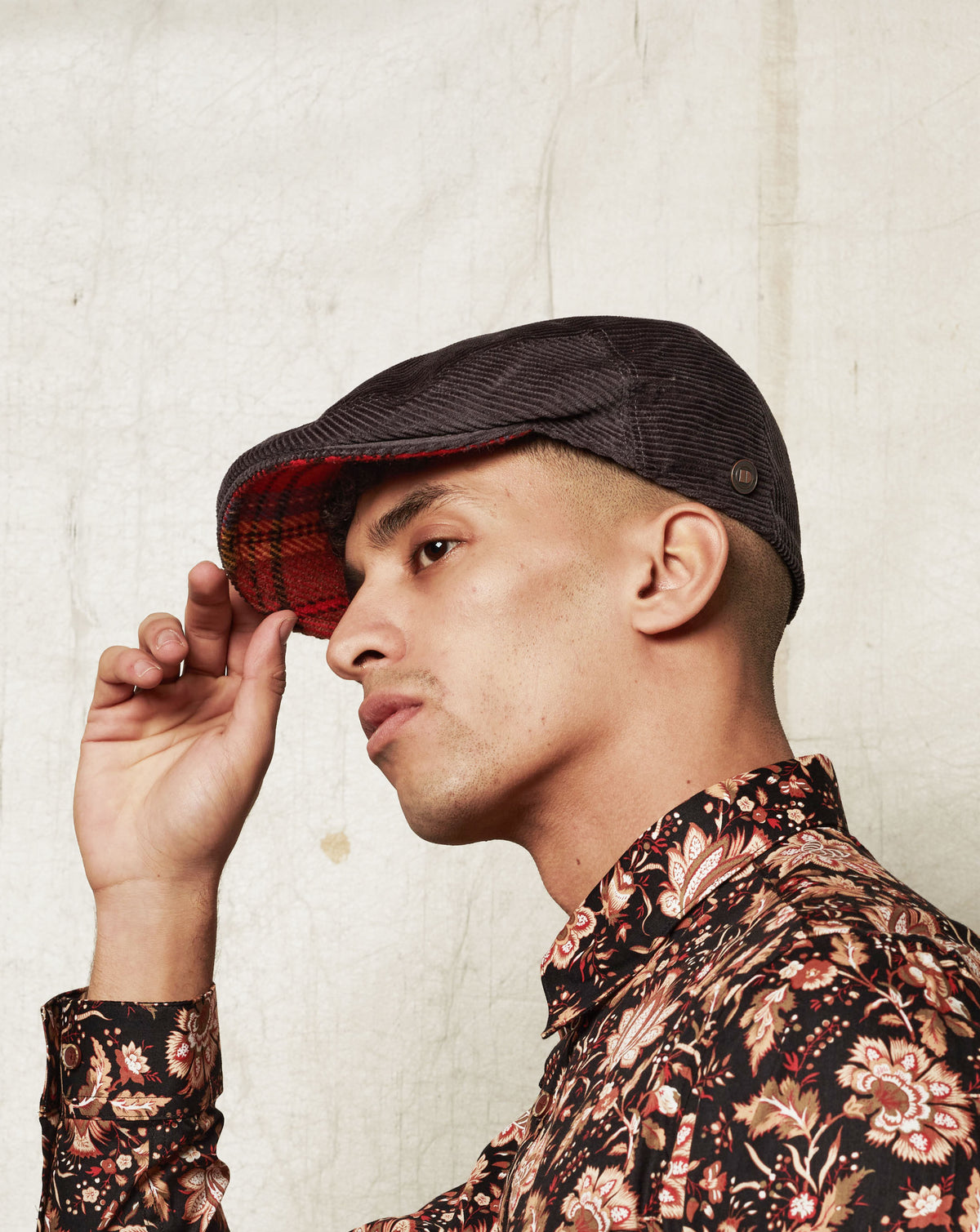 Dylan - Grey (Italian Cord Cap)