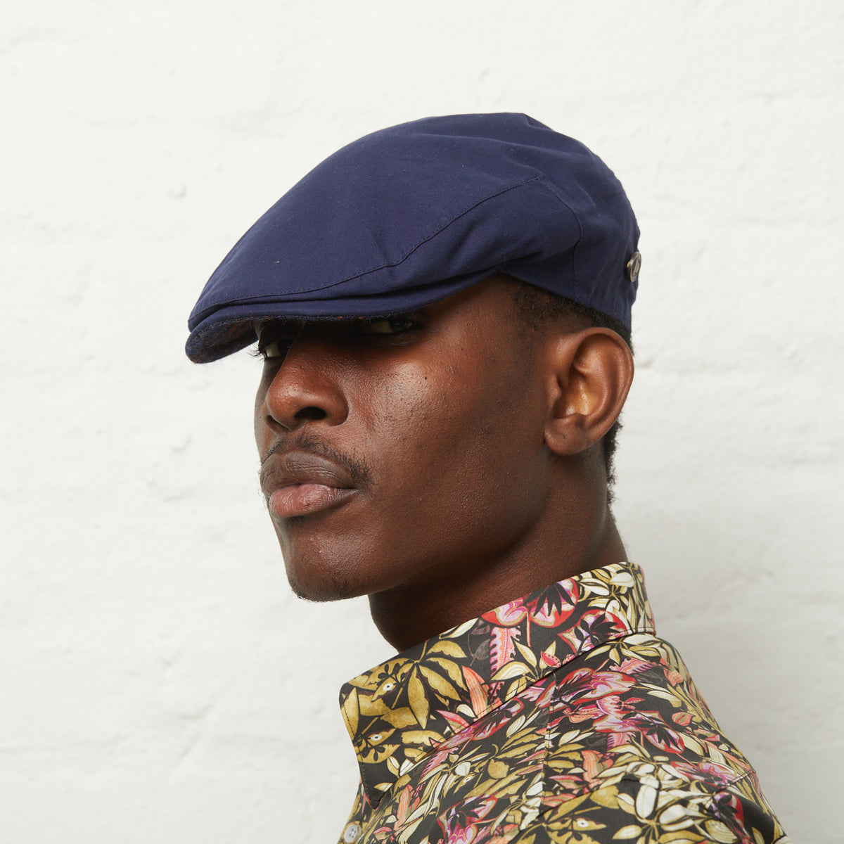 Finley - Navy  (Italian Waterproof Cap)