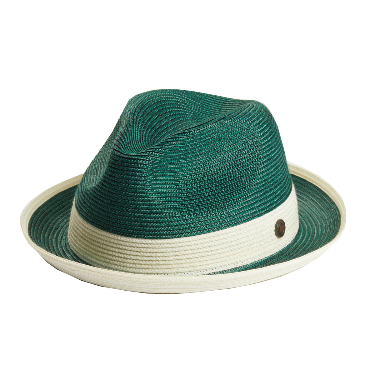 Dasmarca Florence Emerald Green Summer Two Tone Crushable Hat
