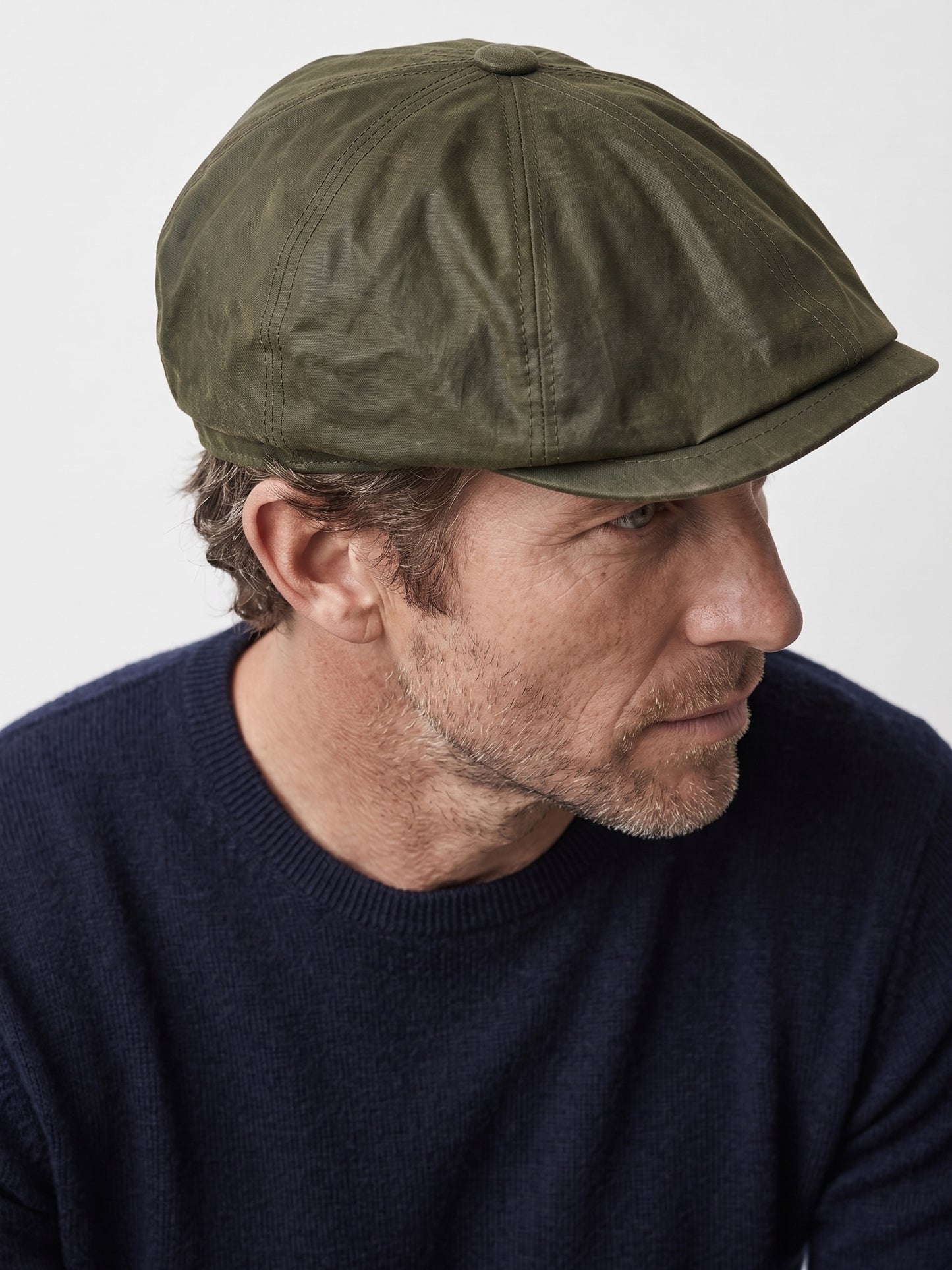 Josh - Olive (Italian Waterproof Cap)