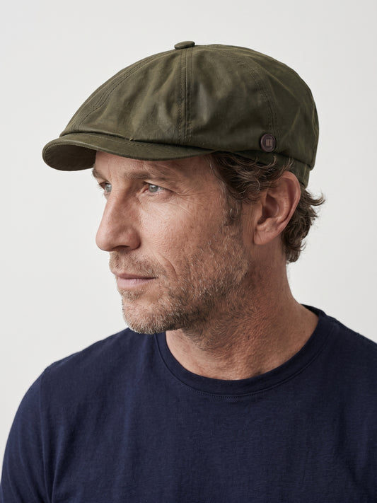 Josh - Olive (Italian Waterproof Cap)