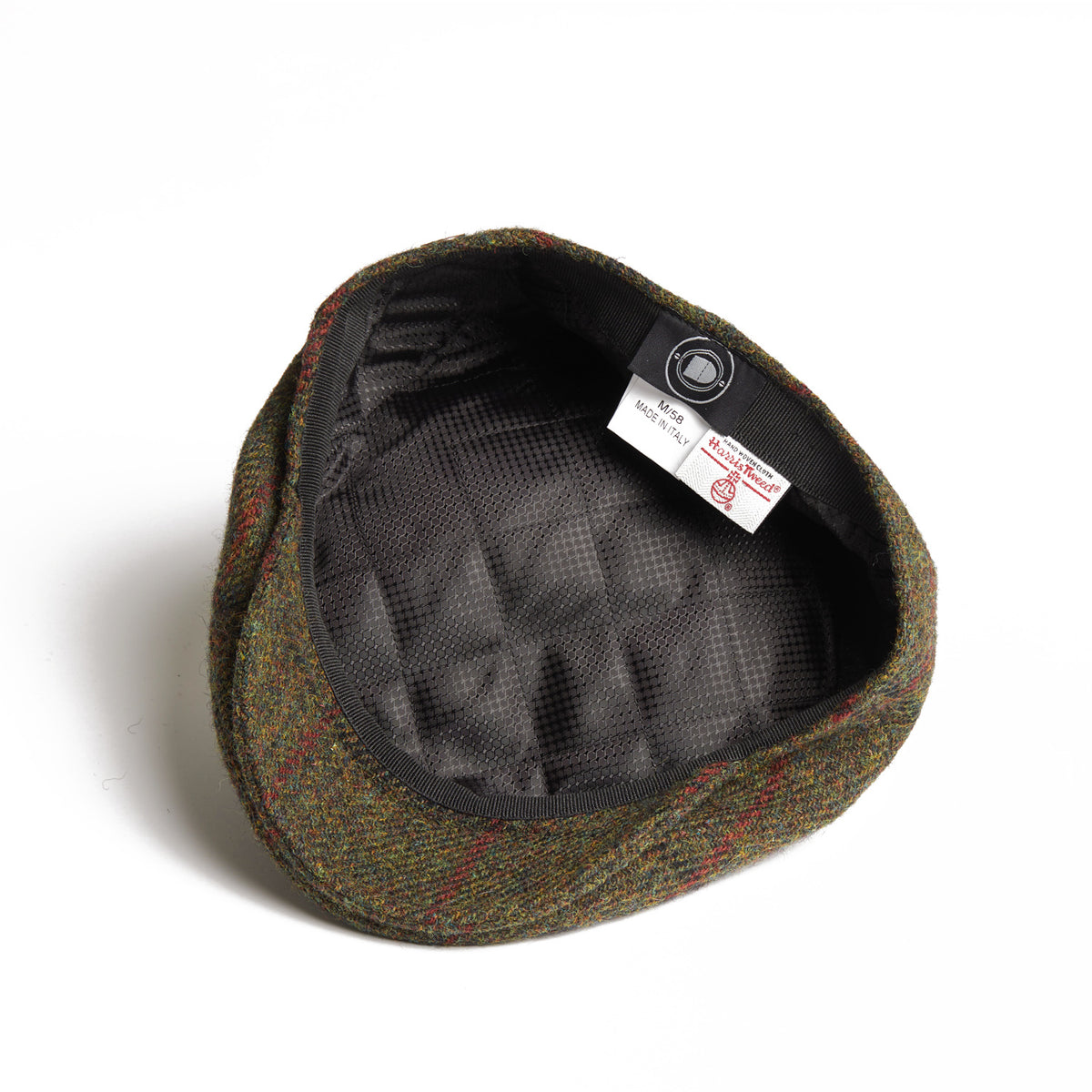 JUSTIN - Fern - Harris Tweed Flat Cap