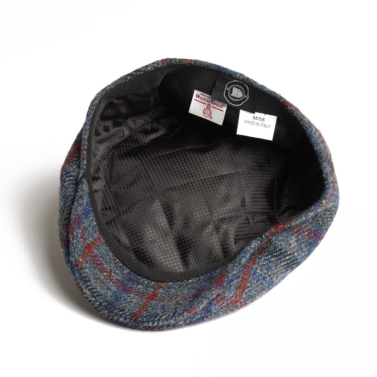 JUSTIN - Marine - Harris Tweed Flat Cap