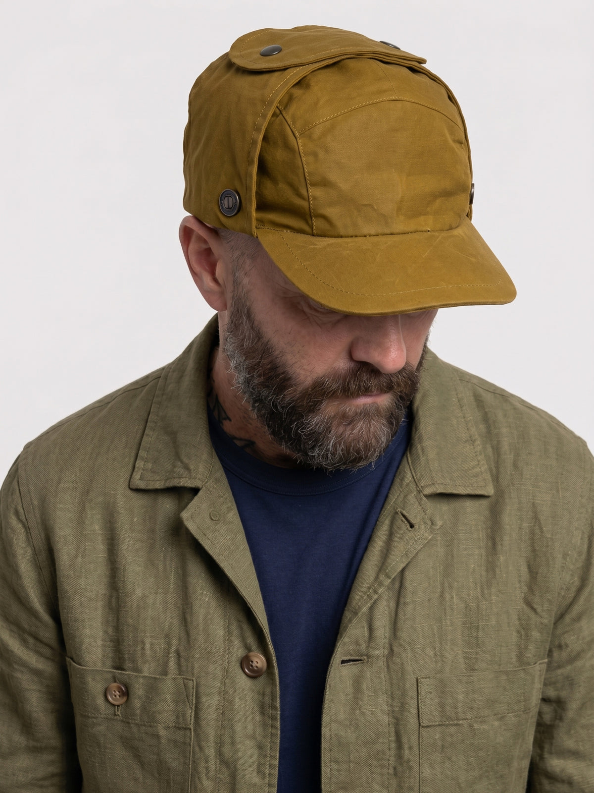 Lucas - Tan (Italian Waterproof Army Cap)