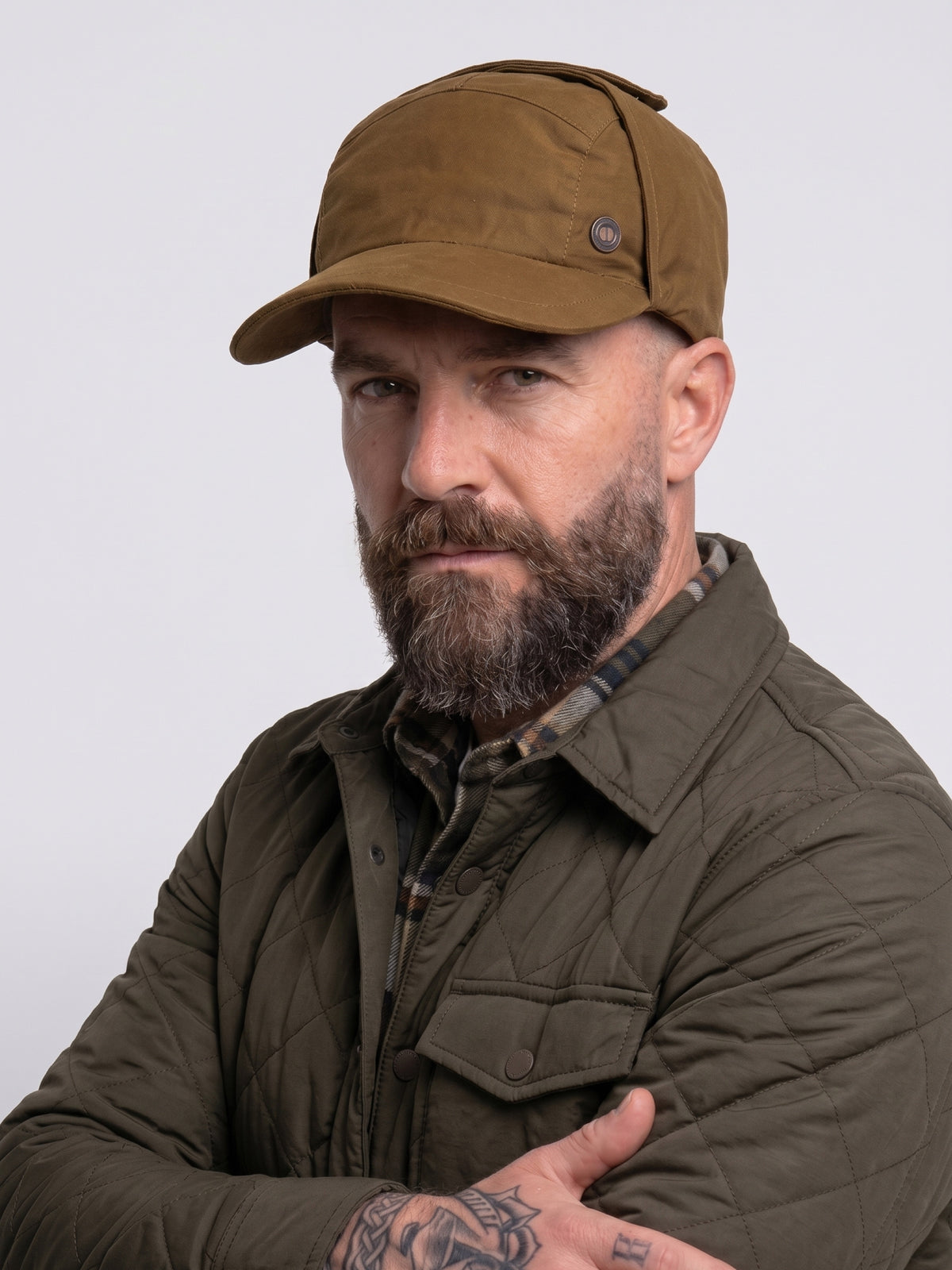 Lucas - Tan (Italian Waterproof Army Cap)