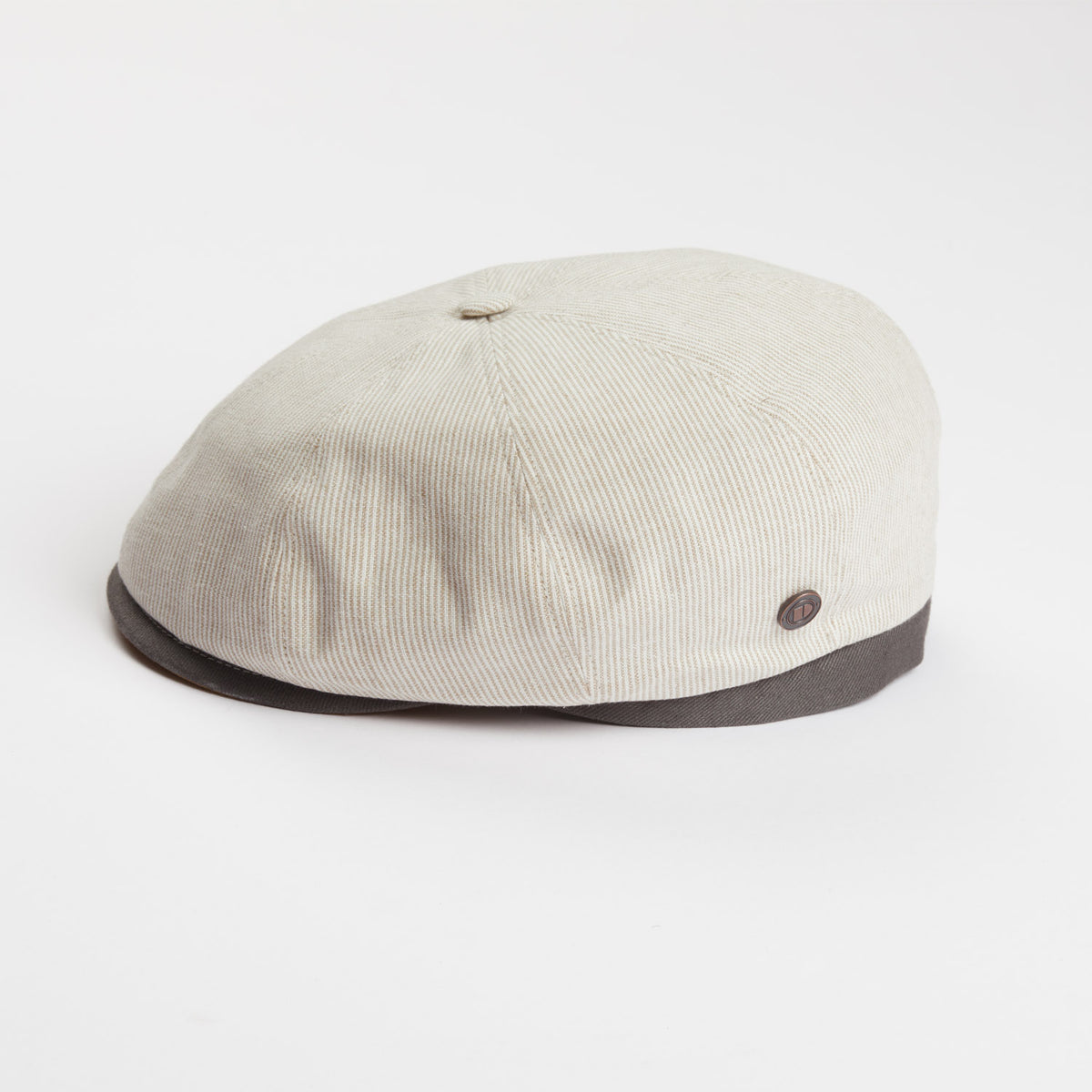 Dasmarca Raggie Mini Stripe Cotton / Linen Summer Bakerboy Newsboy Cap