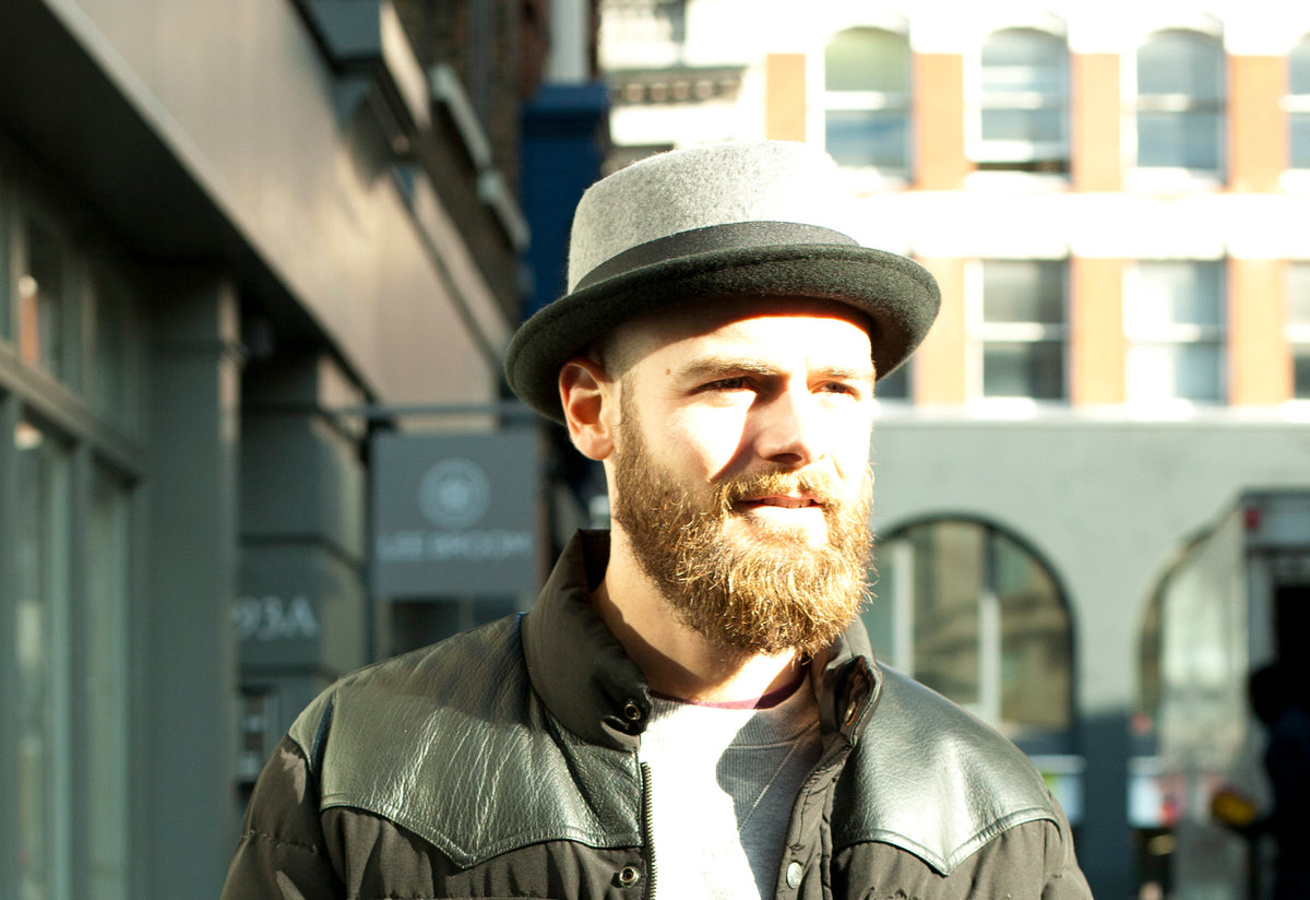 Jackson Cloud wool felt porkpie hat